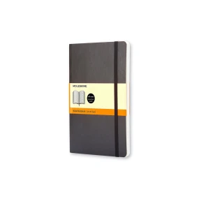 Notitieboek Moleskine Large (13 x 21 cm) gelinieerd softcover Zwart