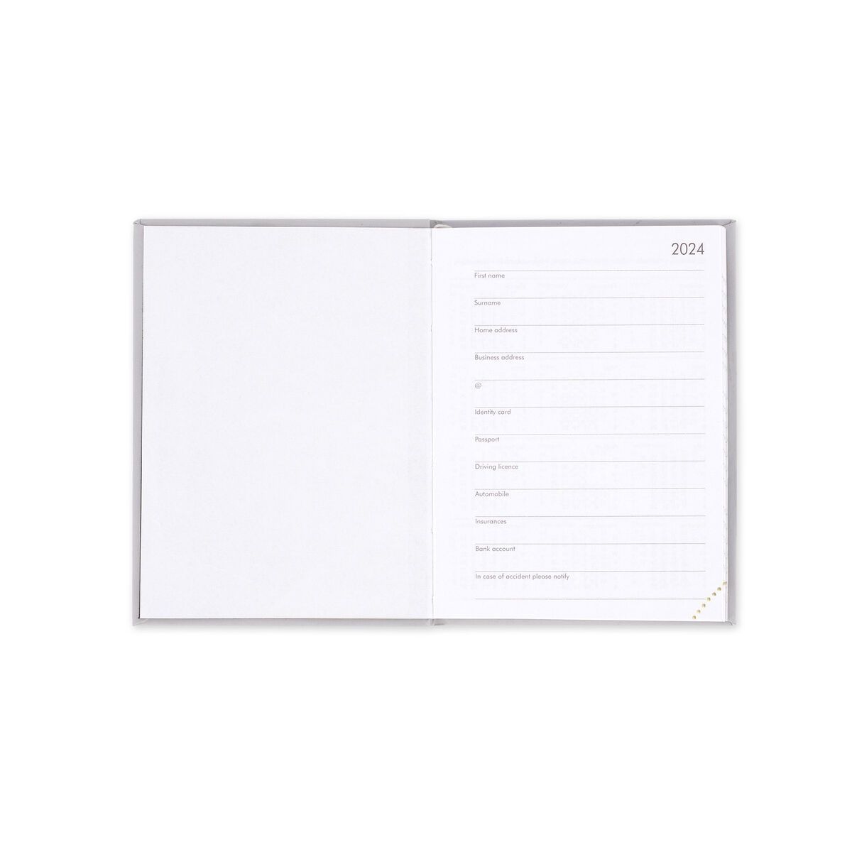 AGENDA 2024 LEGAMI 12 MESI SETTIMANALE - MINI HAPPINESS CM 8X11