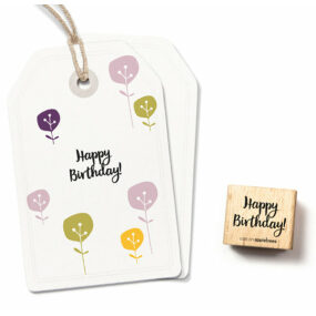 Stempel Happy Birthday 3